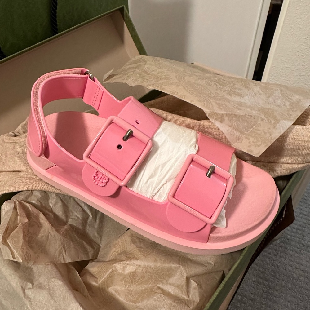 Gucci wild rose sandal - Picture 5 of 7
